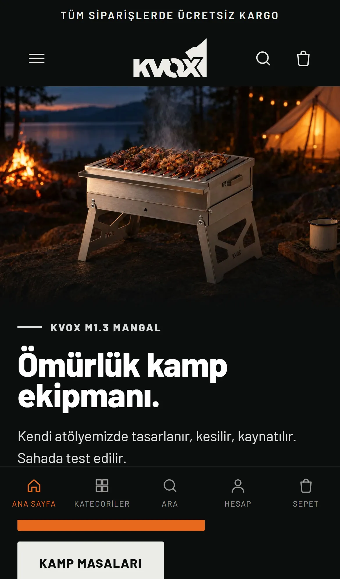KVOX mobil görünüm